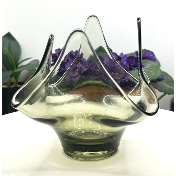 Viking Glass Epic Crimped Charcoal Epic 4 Points Bon Bon 1147 - Picture 1 of 8